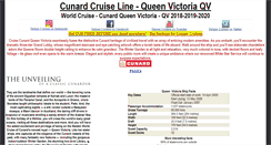 Desktop Screenshot of cunardqueenvictoria.com